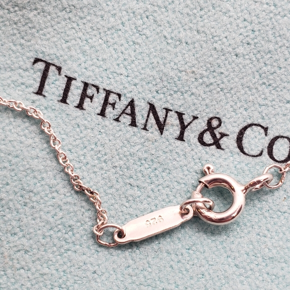 Authentic Tiffany Prasiolite Sparkers Necklace Silver - Picture 6 of 6